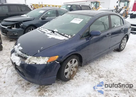 2008 Honda Civic Lx из США, поврежденный, VIN 1HGFA16598L026060